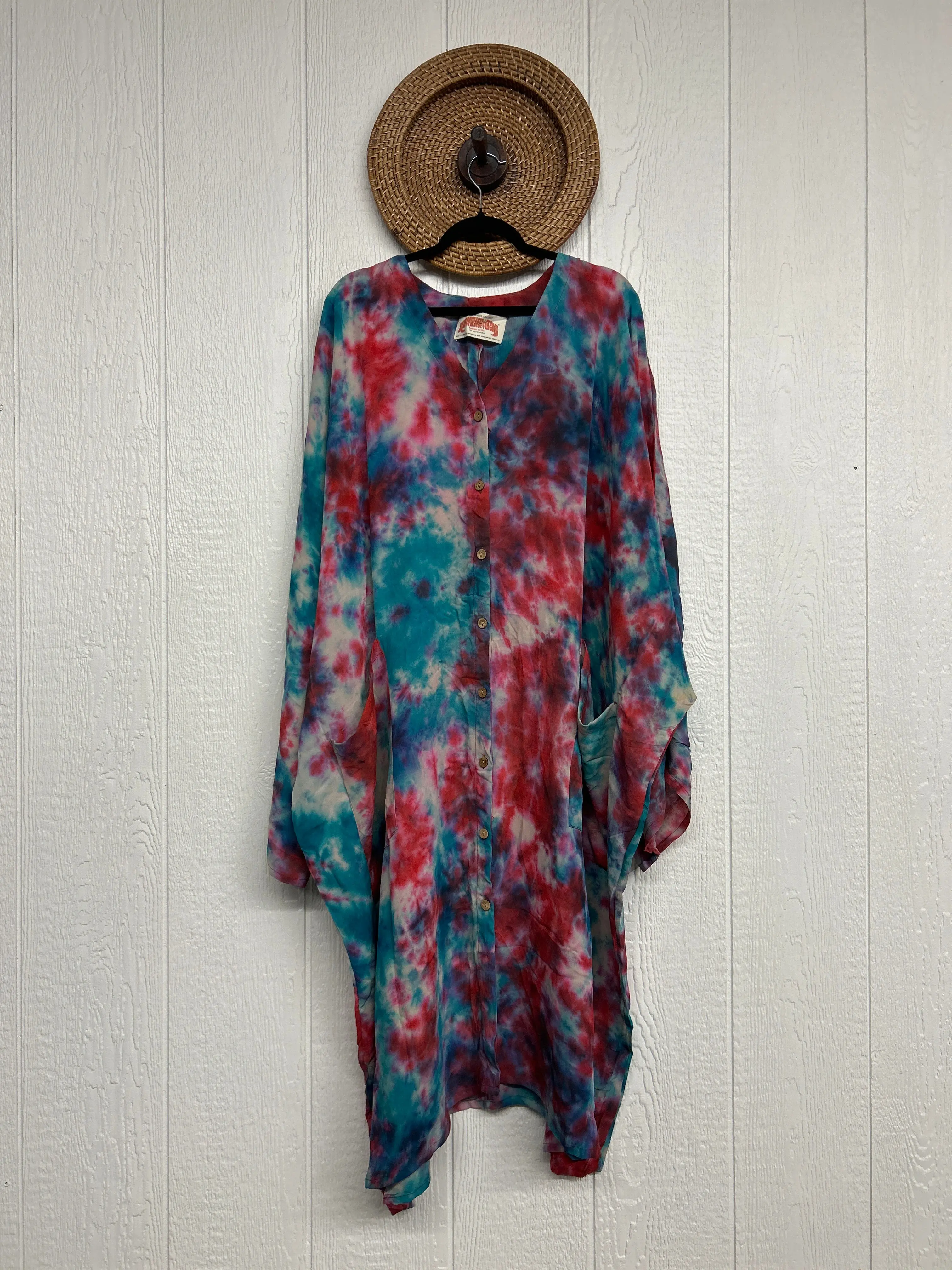 Crepe Sari Gaia Duster Dress 0426 036