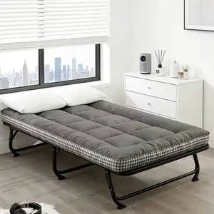 A Thick, Foldable Mattress for a Double Size Bed, Suitable for Bed Frames, Bedrooms, Guest Rooms, Dormitories, And Rvs. This Mattress for Double/Full/Queen/King Size Foldable Beds Is Soft, Comfortable, Easy to Store
