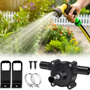 Portable Dc Water Pump, Small Home Use Self-Priming Pump No Manual Priming, Hand Drill Operated Water Pump Tool, Compact and Easy to Carry