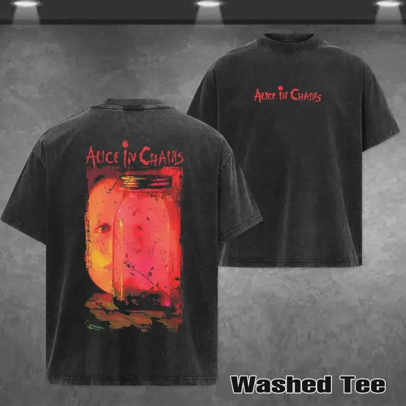 Vintage Alice in Chains album ''Jar of Files'' Classic T-shirt , Alice in Chains Band T-shirt & Hoodie , Rock Music Lover T-Shirt , Vintage Band Shirts Fabric Fit Top , Top Men's and Women's Clothing