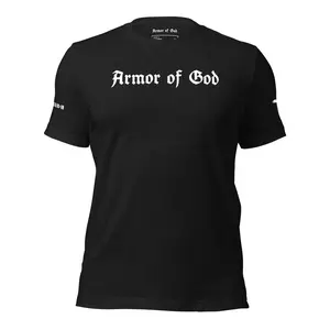 Armor of God Brand Women's Short-Sleeve Round Neck Simple Casual Outdoor Scripture T-Shirt