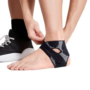 Thin and lightweight ankle support band for sports, suitable for basketball and football, providing breathability for the ankle joint, protecting against sprains, and safeguarding the ankle joint and footⅡ Knee Compression Wrap Breathable Adjustable Knee