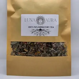 Anti-Inflammatea Autoimmune Support Tea for Reducing Inflammation. Turmeric,Cinnamon,Chamomile,Rose Petals,Cloves,Black Pepper,Licorice Root,Lemongrass