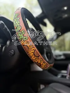 High Desert Floral Steering Wheel Cover