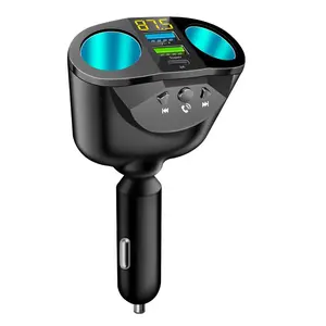 12V/24V Car Charger, Vehicle Battery Charger, Dual USB & 1 Type-c Charger with LED Voltmeter, Multifunctional Car Charger, Car Electrical Appliances