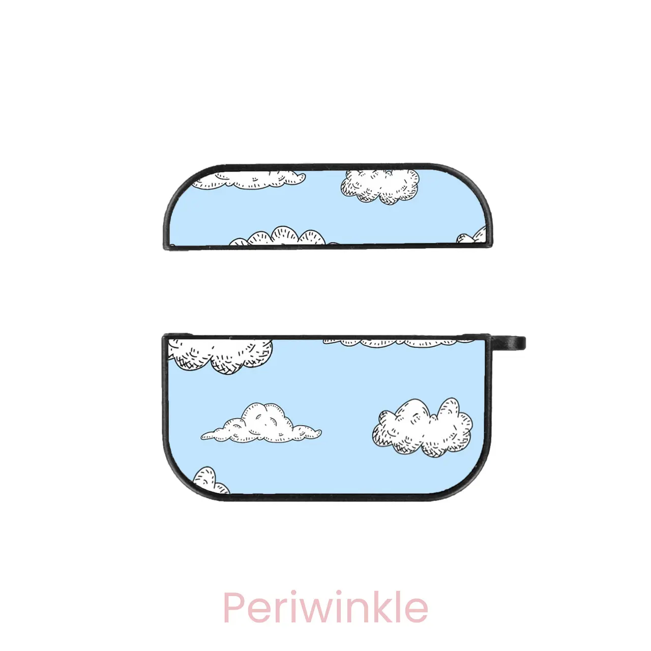 abbyrose Cloud Nine AirPod Case Original (1st or 2nd gen) Rigid Plastic Periwinkle