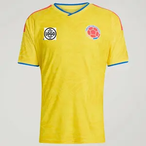 Personalized Colombia Soccer Jersey Full Set World Cup 2026, Custom Name Number Logo National Soccer Jersey 3