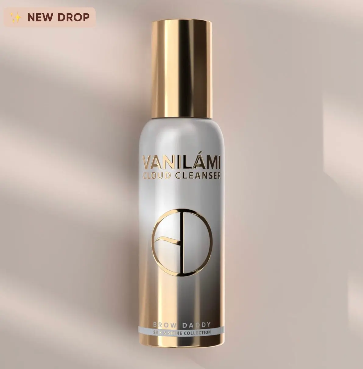 BROW DADDY Vanilla-Scented Gentle Foam Cleanser for Brow Area, Beauty Products for Eyebrow Cleansing