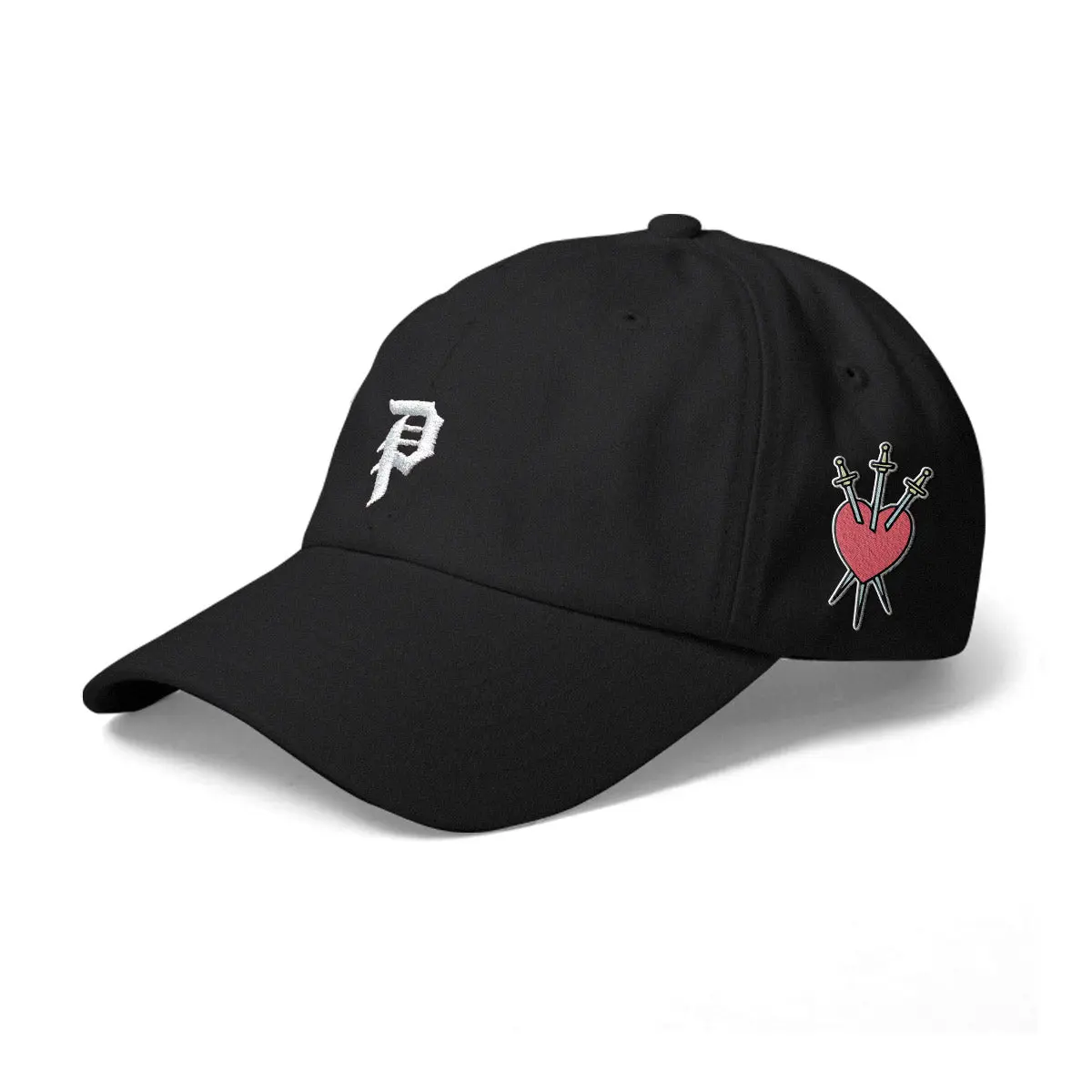 PRIMITIVE APPAREL Sacred Men's Cotton Snapback Baseball Cap - Embroidered Artwork, Adjustable Fit, Casual Hat for Skateboarders with Skateboard Vibe