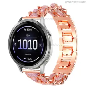 22mm Metal Strap for Garmin Venu4 Vivoactive 4 Gear S3 Classic, Durable Replacement Accessory, Smart Watch Accessories for Smartwatch & Fitness Trackers