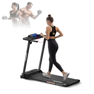 3.0 Horsepower Silent Brushless Home Treadmill 3-In-1 Foldable with Silicone Shock Absorption System 300-Pound Load-Bearing Capacity Cup Holder Phone Stand Compact Portable for Small Space Ideal for Home Walking