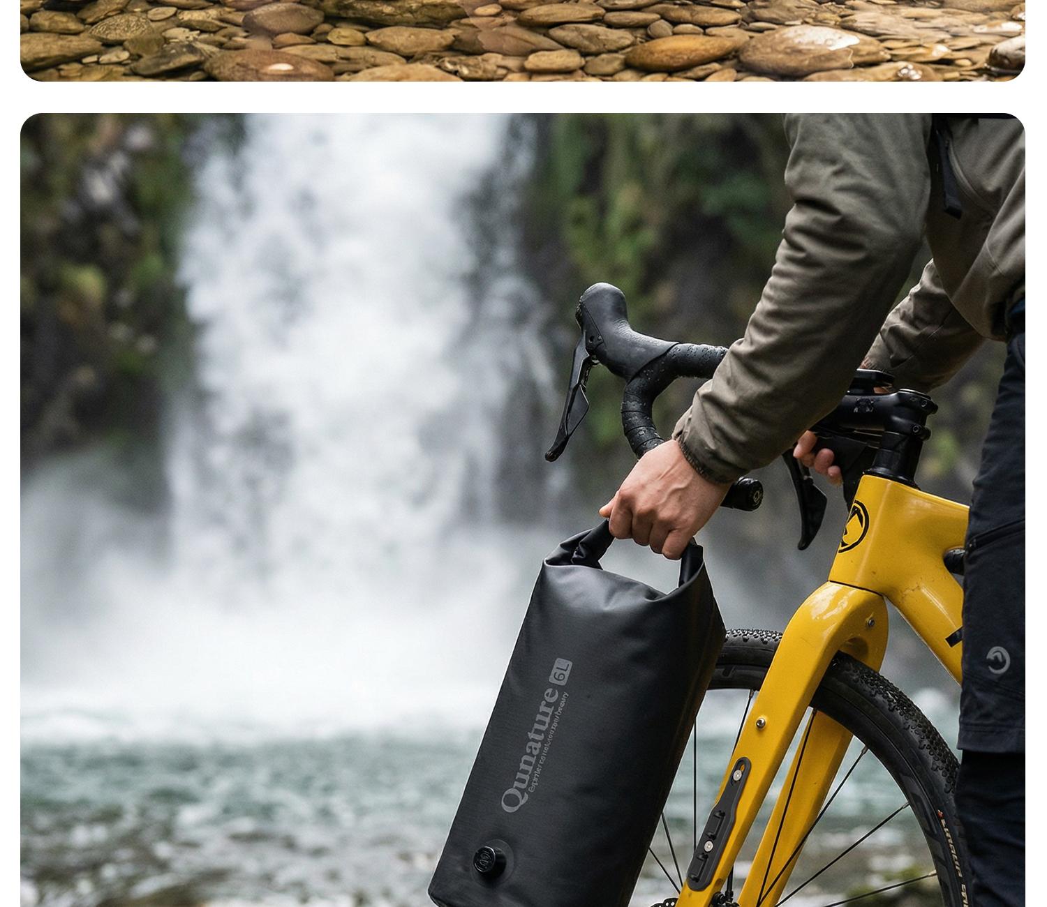 Bike Magnetic Front Fork Bag Waterproof Bike Pannier Bag for Mountain Bike Accessories