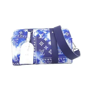 Pre-owned Louis Vuitton Calfskin Shoulder Bags Monogram Bandana City Keepall small shoulder bag
