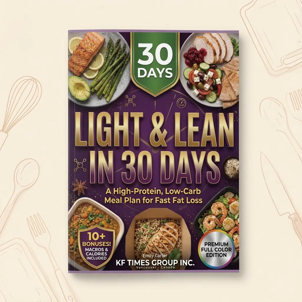 Low-Carb High-Protein Recipe Book: 180 Easy Recipes & 30-Day Meal Plan. Step-by-Step Cooking Guide for Nutritious Meals & Guilt-Free Sweet Treats, Ideal for Healthy Lifestyle & Clean Eating