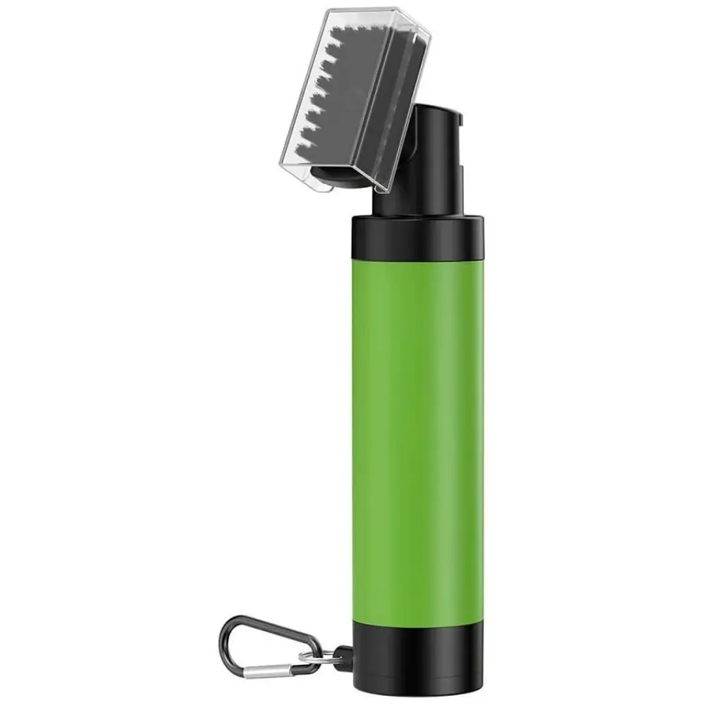 Golf Club Cleaner Brush Golf Water Brush with Retainer Clip and Squeeze Water Bottle 8.66 Inches Holds 5 Ounces of Water, Essentials Golf Bag Accessories Best Golf Gifts for Men