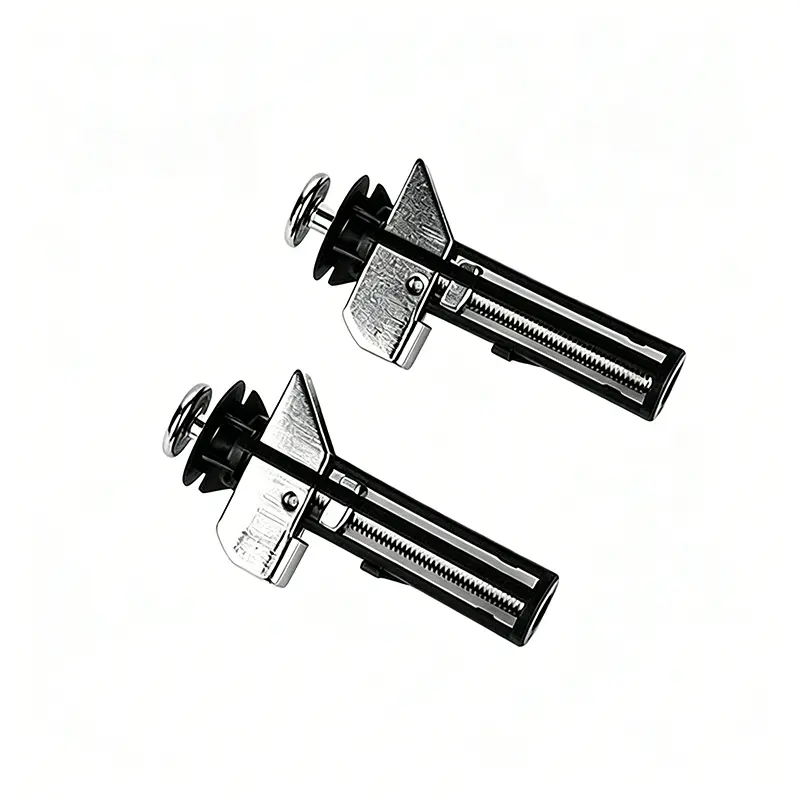 Universal Toilet Seat Bolt Kit Screws, Quick Release Easy Install Toilet Seat Replacement Parts, Firm Hold Anti Loose Toilet Cover Maintenance Fixing Accessories for Residential Bathroom Toilet Units