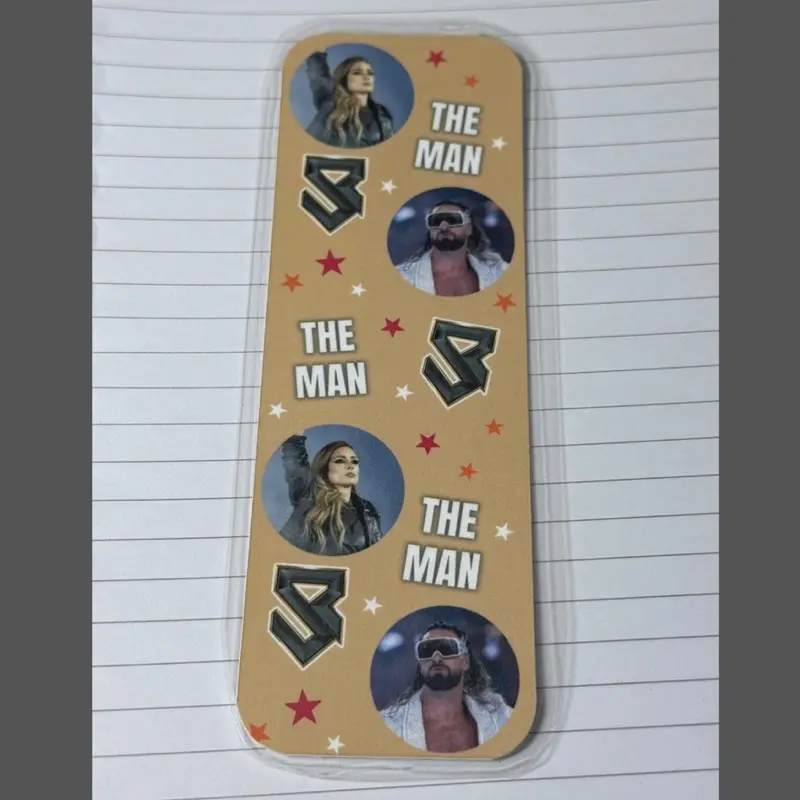 Wrestling Becky & Seth Inspired Bookmark