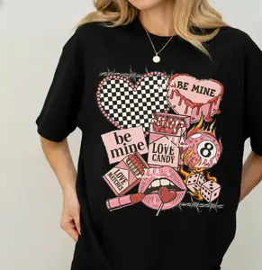 Western Valentines Day Collage T-shirt, Coquette Valentines Day, Retro Western Valentines, Howdy Valentine Shirt