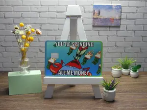Custom Credit Card Decal| Waterproof Vinyl| Scratch Resistant| Mr Krabs Money