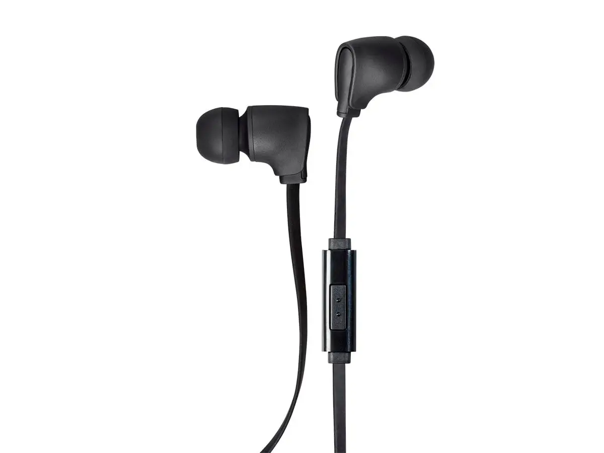 Monoprice Premium 3.5mm Wired Earbuds Headphones with Mic