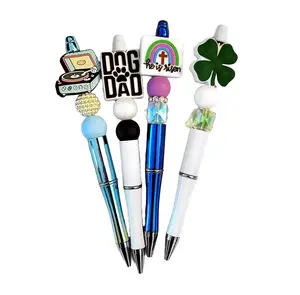 FIVE beadable pens LIVE ONLY CLAIMS Pen with FREE ink refill per pen. Great gift for teachers, nurses, kids, moms or just because. focal