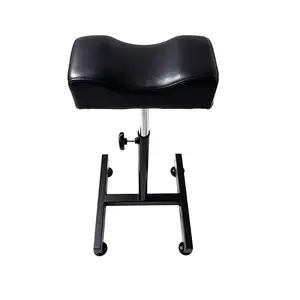 Pedicure Manicure Footrest Adjustable Height Stand Beauty SPA Salon Nail Care Black
