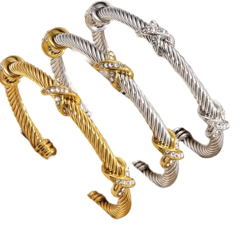 DY inspired cable bracelet