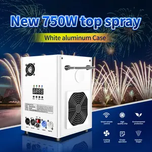 PAIDUN 750W White Cold Spark Machine Fountain Firework Stage Effect DMX Remote Wedding