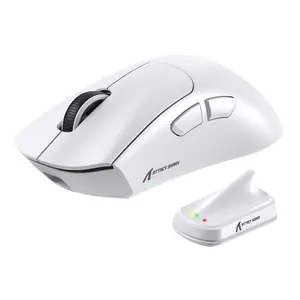 ATTACK SHARK V8 8K Wireless Gaming Mouse Whit 42000 DPI-PAW3950 MAX Sensor-59g Lightweight-Nordic54L15 MCU-400h Battery Life, Triple Modes,Gaming Accessories for PC/Laptop/Mac