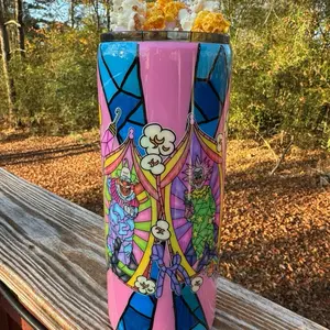 Killer Klownz Stained Glass Tumbler