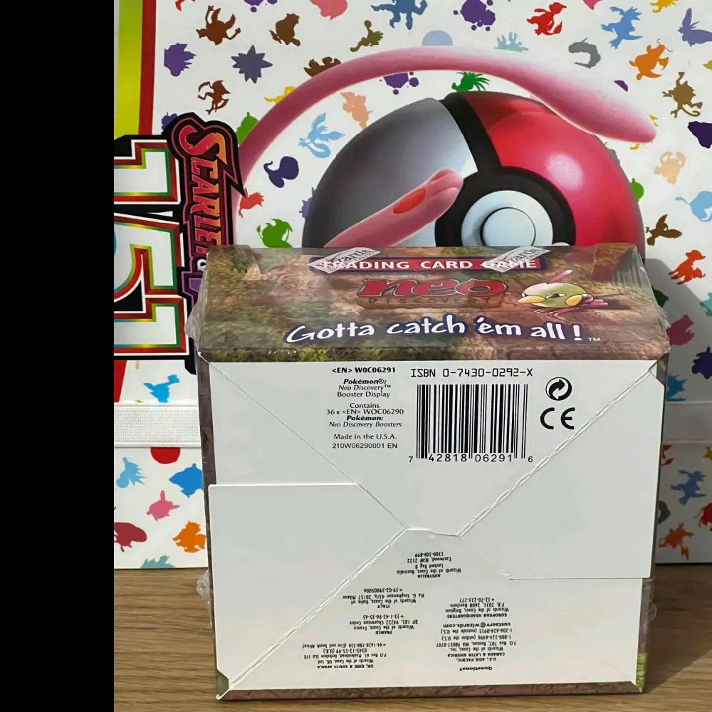 2001 Pokemon Neo Discovery 1st Edition Booster Box Factory Sealed WOTC  Vintage RARE - TikTok Shop