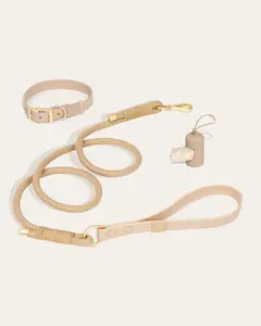 Flow Rope Leash & Collar Kit - Latte