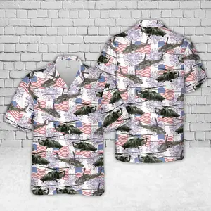 US Army Sikorsky UH-60 Black Hawk Hawaiian Shirt, Trendy Hawaiian Shirt for Men and Women, All over Print Hawaiian Perfect for Beach, Vacation, or Casual Summer Outfit