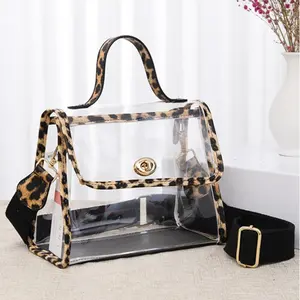 Clear Stadium Bag  Crossbody Shoulder Hand Bag with Adjustable Strap