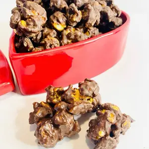 Chocolate covered Caramel Popcorn