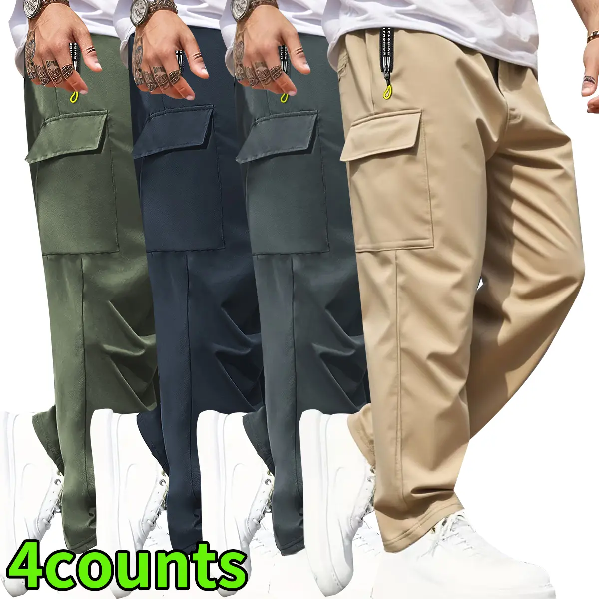 Khaki Gray Blue Green