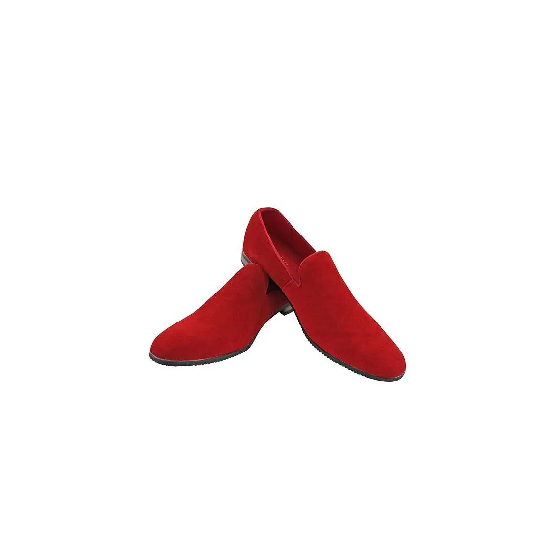 Mens Genuine Red Suede Slip On Loafers Dress Shoes Party Prom Wedding By AZARMAN