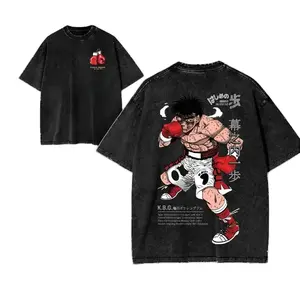 Dempsey Roll Origin Ippo Makunouchi K.B.G. T-Shirt |   Hajime no Ippo Boxing Streetwear, Unisex Fit boys  merch shirts  men Menswear Oversized Top Ribbed Seamless Tee Tshirt Soft Cotton Round Neck Crewneck