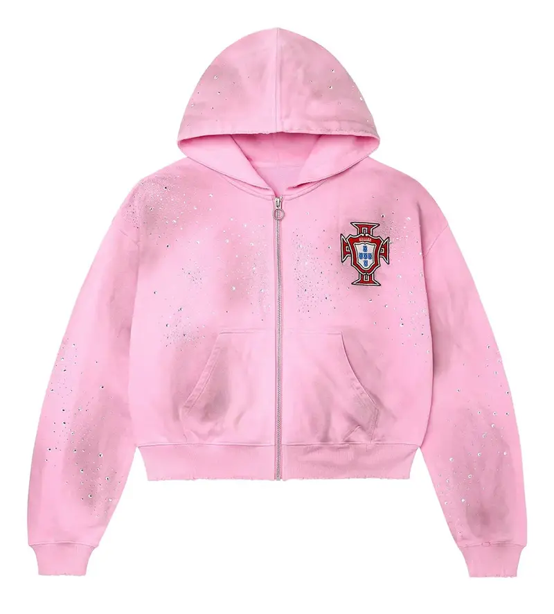 HELLSTAR ピンク ジップアップパーカー Hellstar Sports Pink Flame Zip-Up Hoodie Size XL | eBay