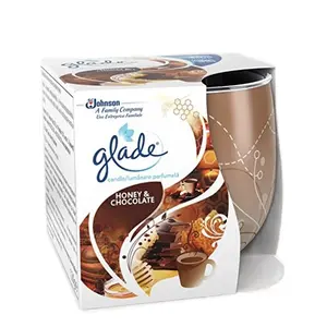 2 Pack Glade Honey and Chocolate Candle 120 g Decor Aroma Scent