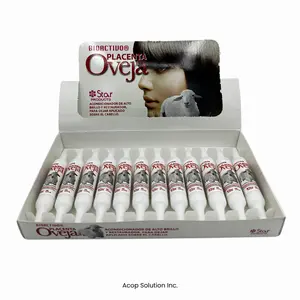 Bioactivo Star Bio Complex Haircare Cream - 12 Vials Restore and Repair Vitamins Comfort - Sheep Placenta