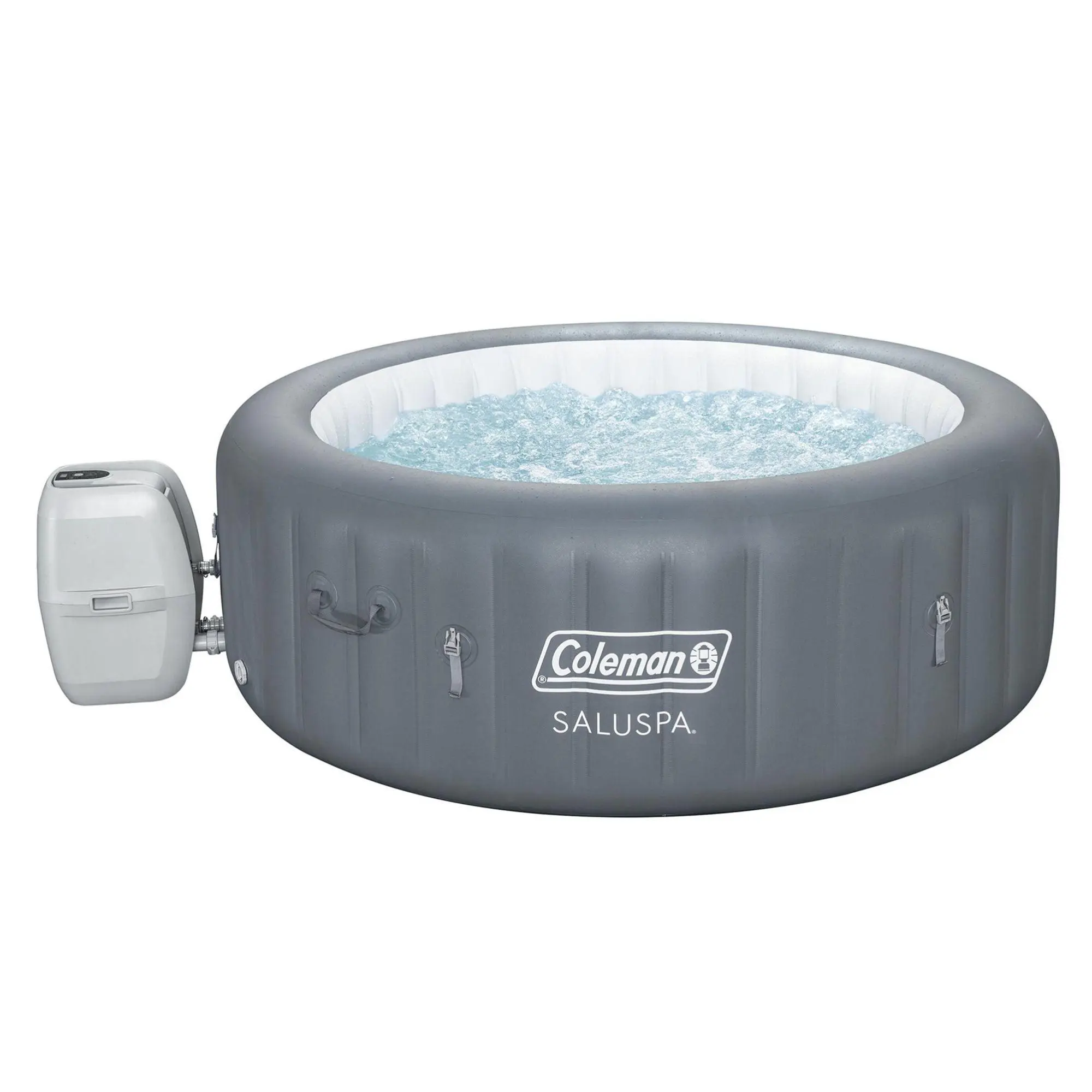Coleman SaluSpa 4-6 Person AirJet Inflatable Hot Tub w/EnergySense Cover,77"x28"