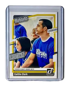 2024 Caitlin Clark Panini Donruss #H2 Highlights Basketball Card Iowa Hawkeyes