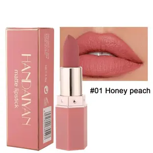 Long Lasting Matte Lipstick, 1 Count Moisturizing Hydrating Matte Lipstick, Suitable for All Occasions Lip Makeup, Girls and Women Cosmetic Accessories