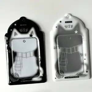 Cat Card Holder, PVC Card Clip, 3 Inch Small Card Protector, School ID Storage, Id Badge Holder, Restaurant Card Display Hook, Peripheral Products