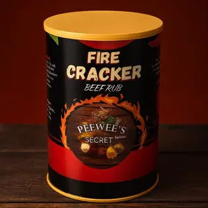 Peewee’s Secret Spices Fire Cracker Beef Rubbed