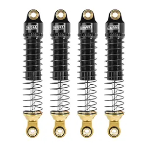 INJORA 59mm Long Threaded Oil Shocks with Brass End for 1/18 TRX4M Upgrade