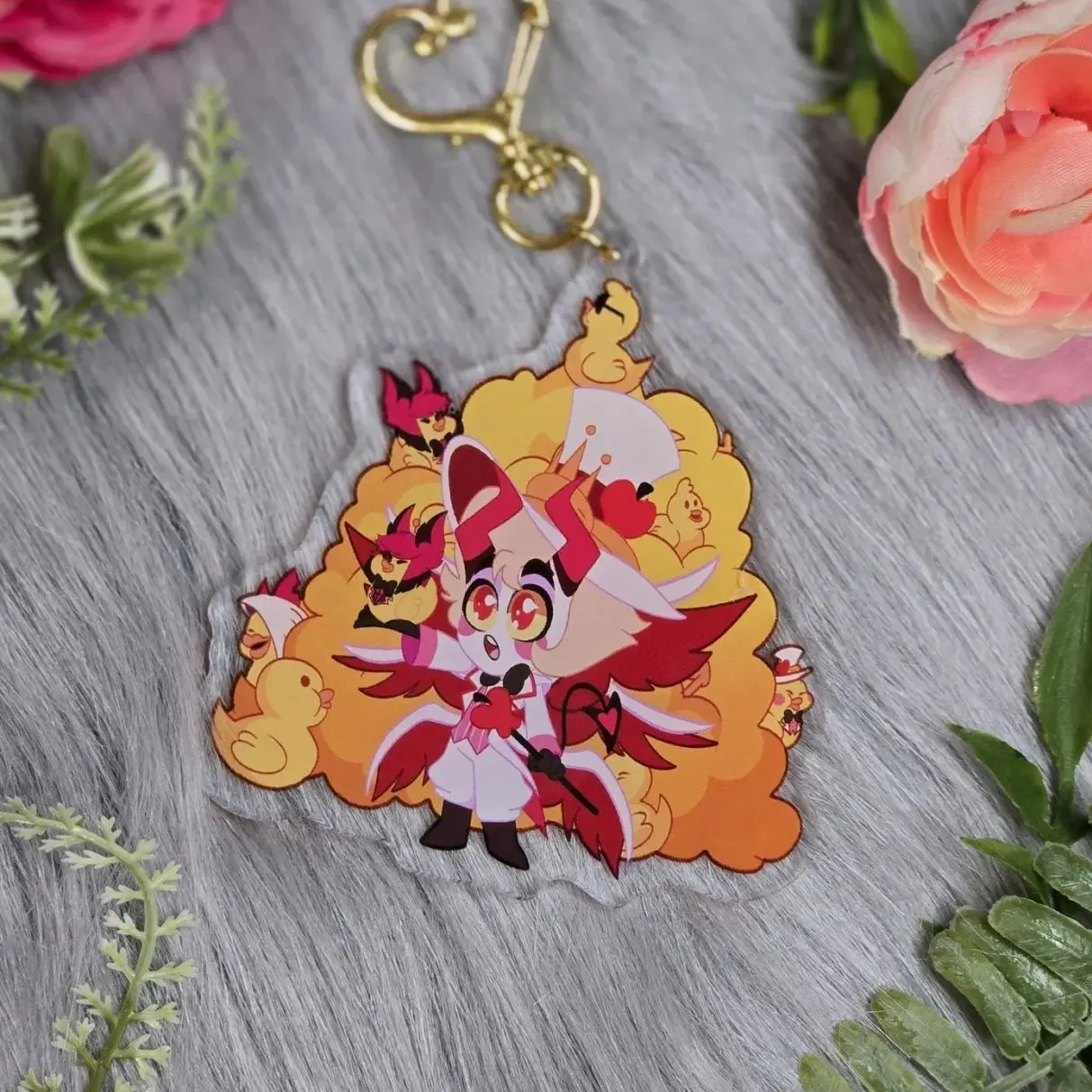 Acrylic keychain lucifer Hazbin Hotel