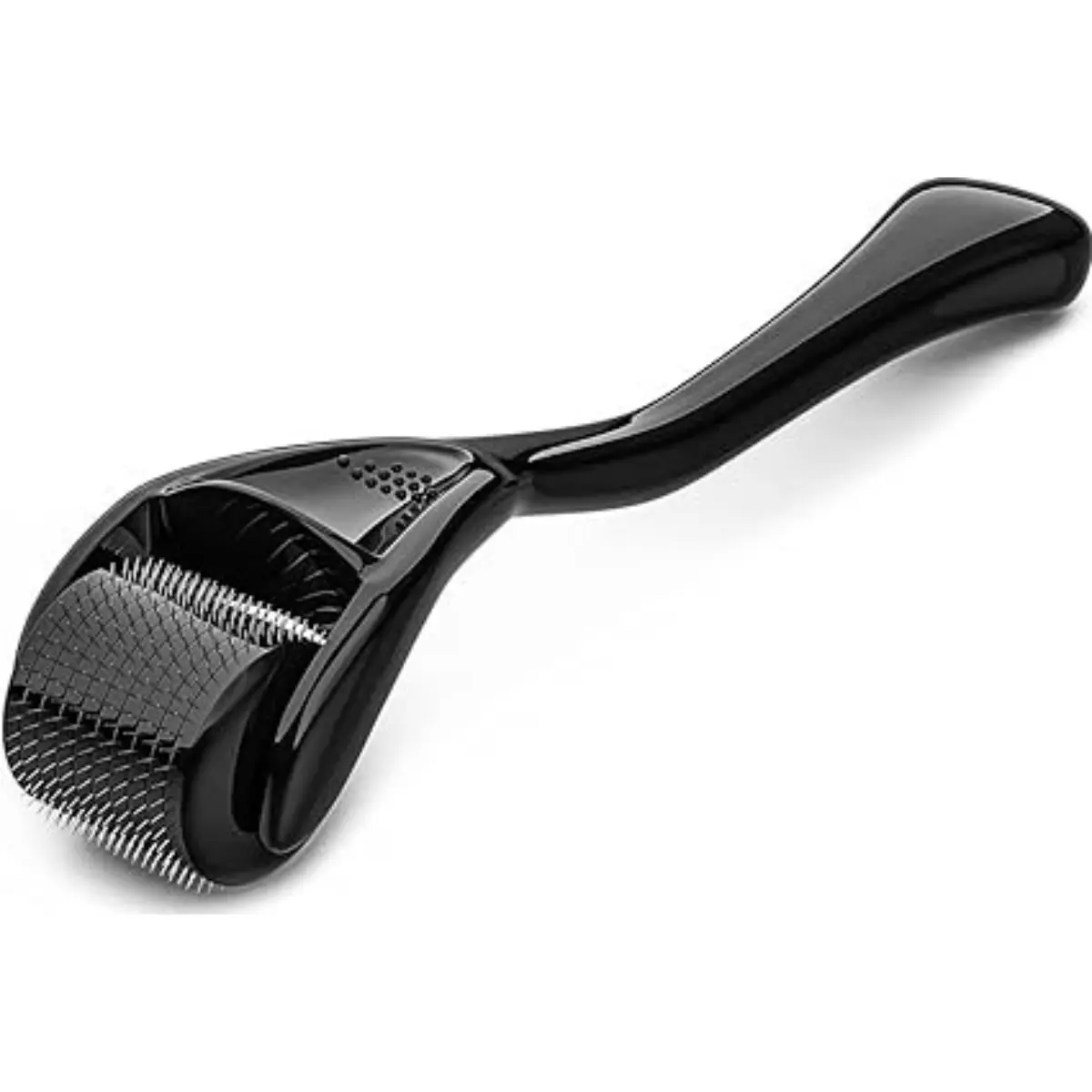 Beard & Hair Growth Roller & Massager, 1 Piece Xmas Titanium Needle Beard & Hair Growth Stimulator, Manual Beard Roller, Hair Care Tool For Men & Women New Year Gift Body Care Comfort
