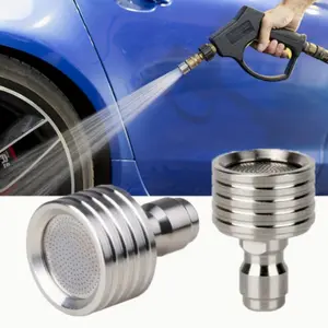 2pcs High-Pressure Car Wash Gun, Quick Connect Flower Spray Nozzle, Fast Sprayer for Car Cleaning, Garden Watering, Multi-Purpose Use
